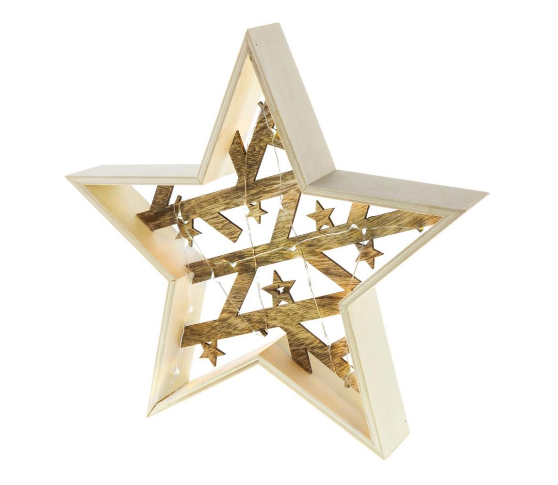 Retlux LED Vánoční dekorace 20xLED/2xAA teplá bílá FT0086