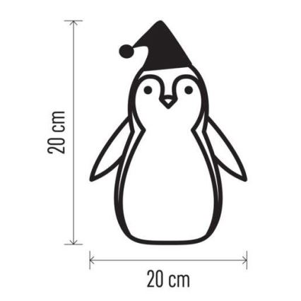 LED Vánoční dekorace 20xLED/3xAA