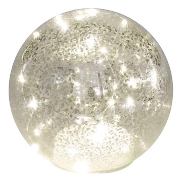 LED Vánoční dekorace 20xLED/3xAA koule pr. 15 cm