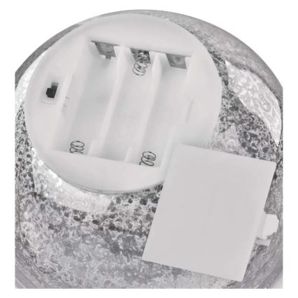 LED Vánoční dekorace 20xLED/3xAA koule pr. 15 cm