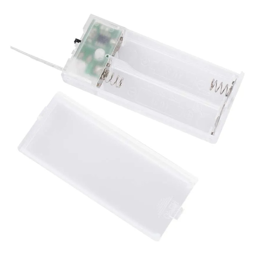 LED Vánoční dekorace 40xLED/2xAA teplá bílá město