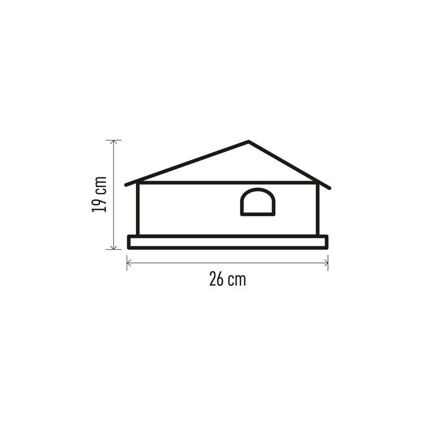 LED Vánoční dekorace 5xLED/3xAA