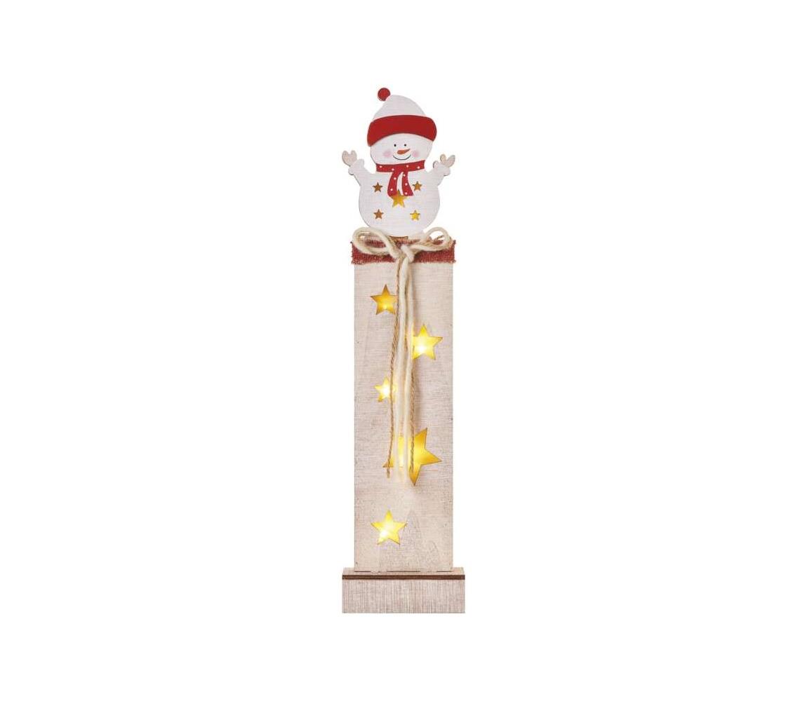 EMOS LED Vánoční dekorace 7xLED/2xAA sněhulák EMS703