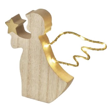 LED Vánoční dekorace 8xLED/2xAAA anděl