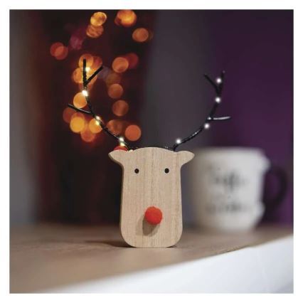 LED Vánoční dekorace 8xLED/2xAAA sob