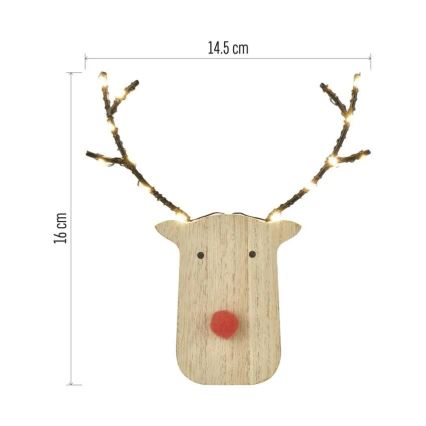 LED Vánoční dekorace 8xLED/2xAAA sob