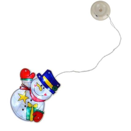 LED vánoční dekorace do okna 10xLED/3xAAA