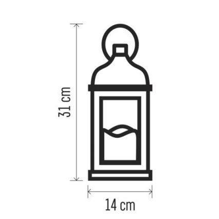 LED Vanoční dekorace LED/0,1W/3V