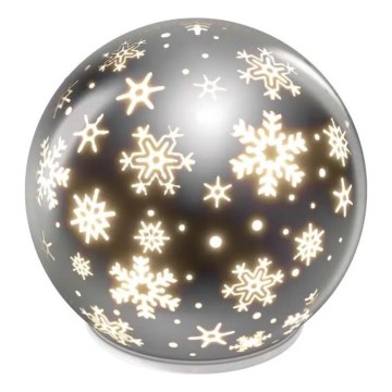 LED Vánoční dekorace LED/0,3W/3xAA koule pr. 12 cm