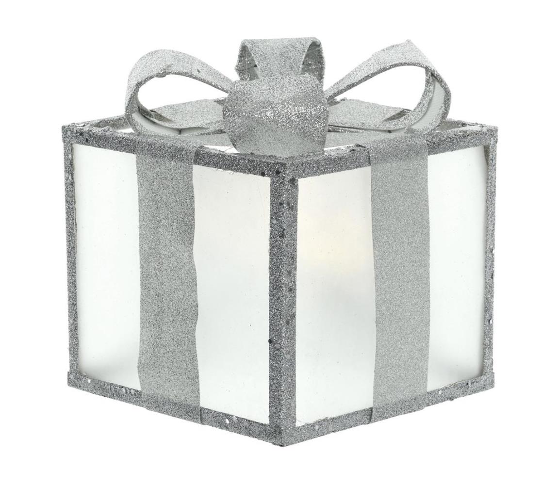 Retlux RXL 458 Vánoční dekorace dárek, 10LED, WW, 2x AA baterie