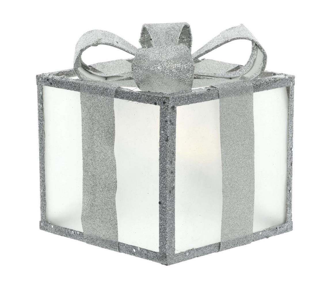 Retlux RXL 459 Vánoční dekorace dárek, 20LED, WW, 2x AA baterie