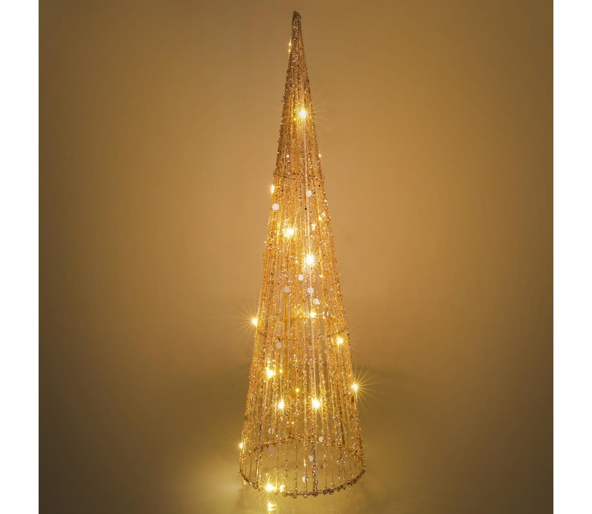 Retlux LED Vánoční dekorace LED/2xAA 50 cm kužel FT0511