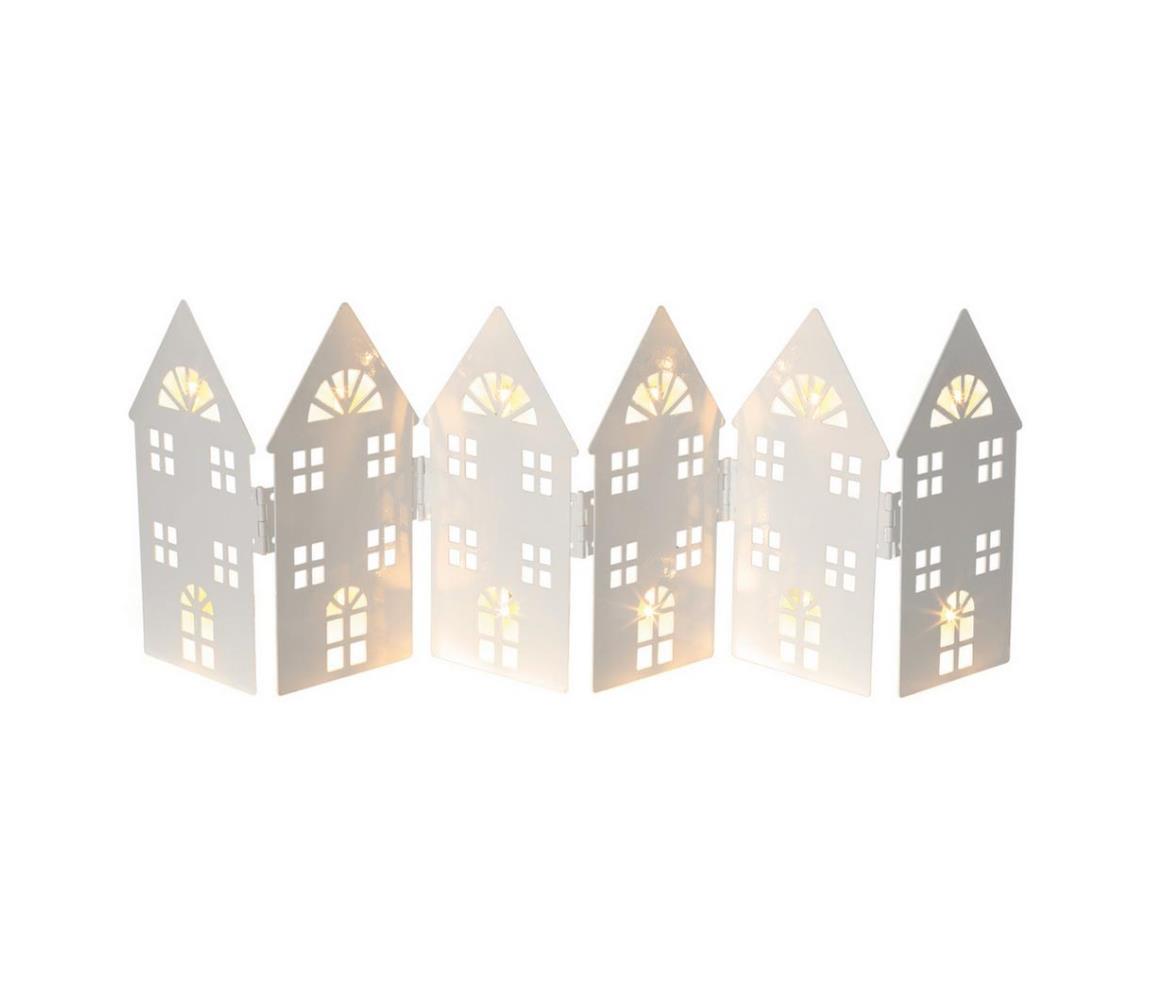 Retlux LED Vánoční dekorace LED/2xAA domečky FT0530