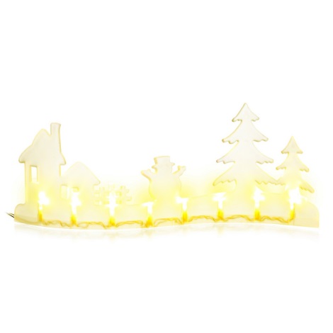 LED Vánoční dekorace LED/2xAA teplá bílá