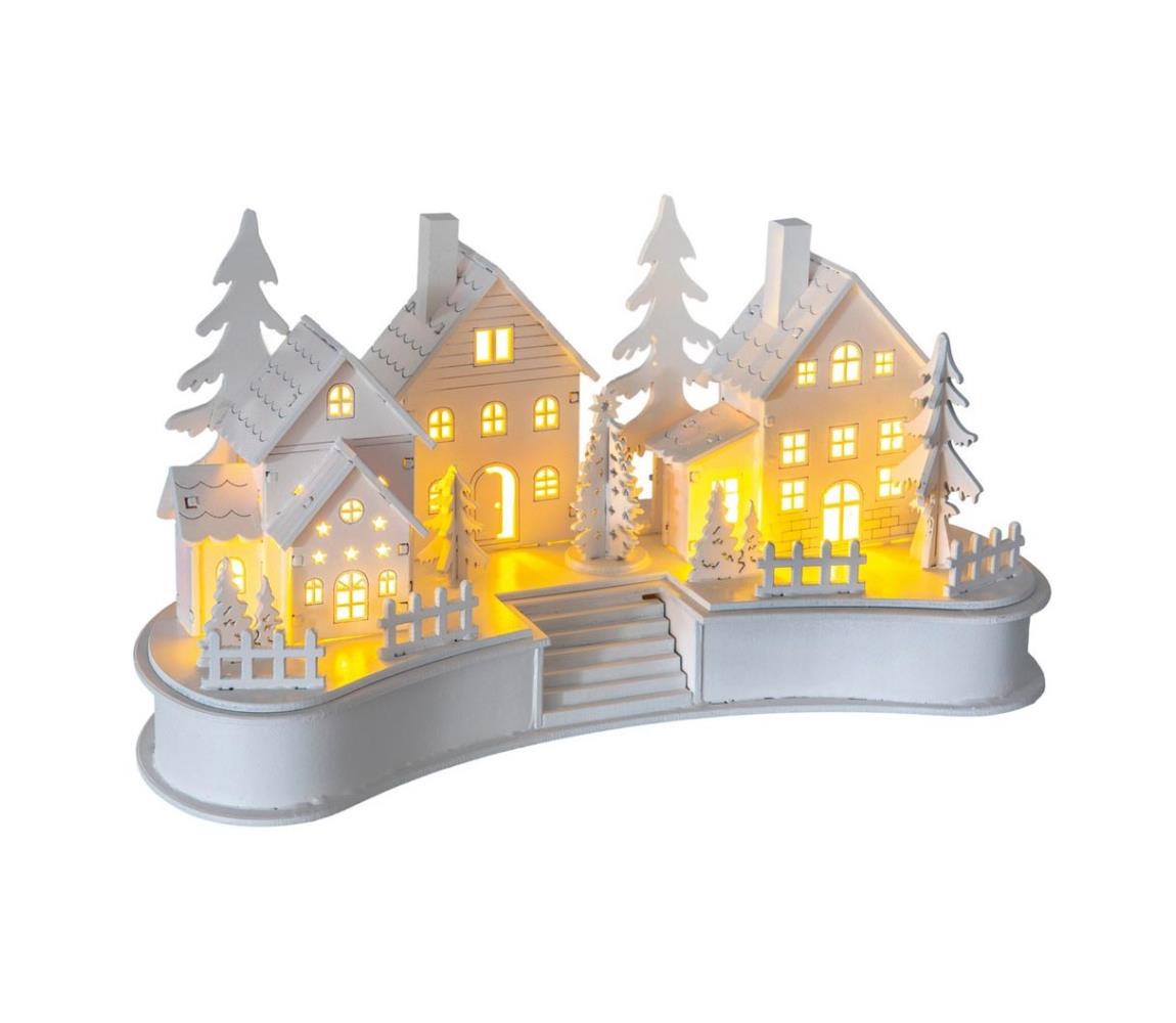 Retlux LED Vánoční dekorace LED/2xAA vesnice FT0527