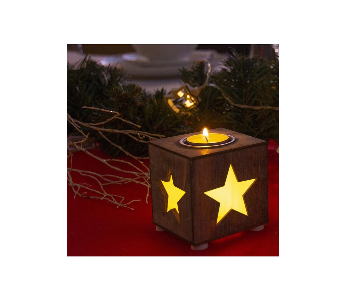 Retlux LED Vánoční dekorace LED/2xAAA hvězda FT0518