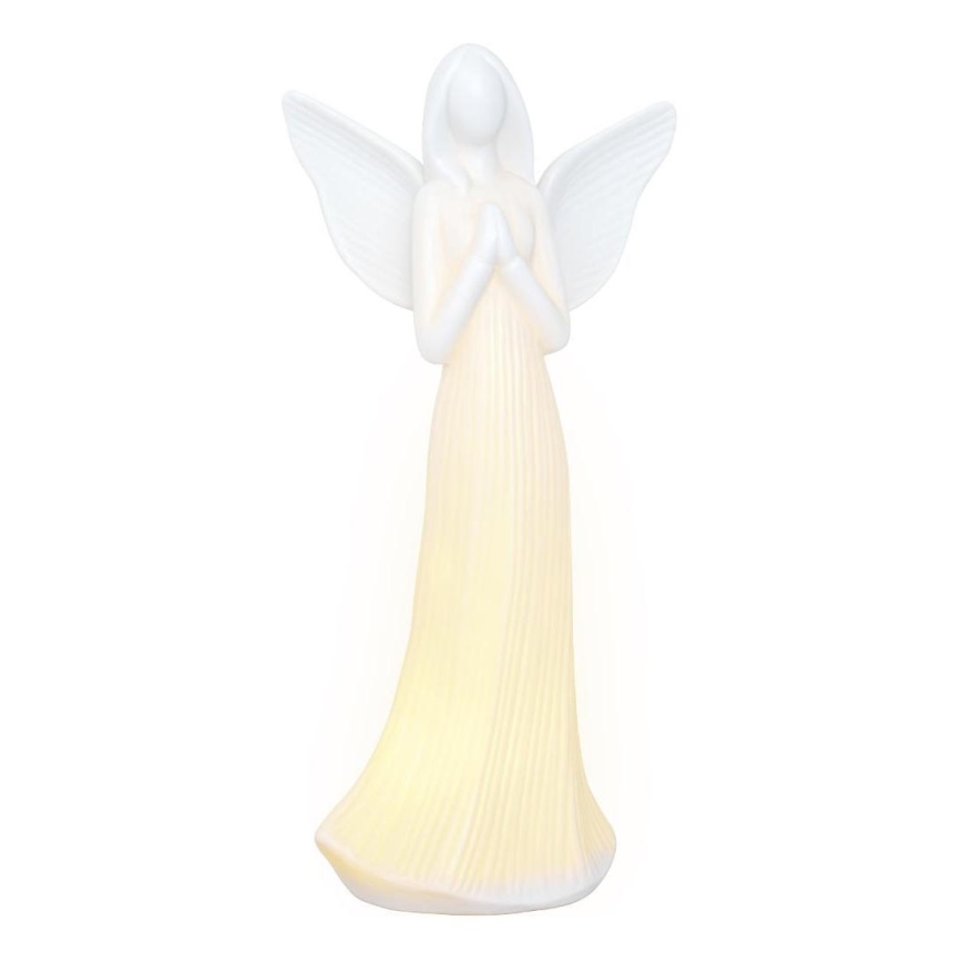 LED Vánoční dekorace LED/2xLR44/teplá bílá anděl