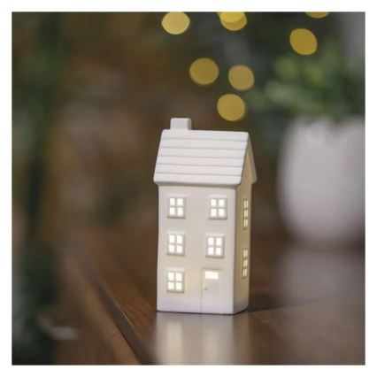 LED Vánoční dekorace LED/CR2032 domek