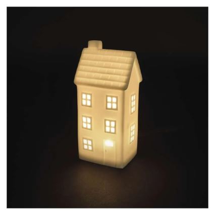 LED Vánoční dekorace LED/CR2032 domek