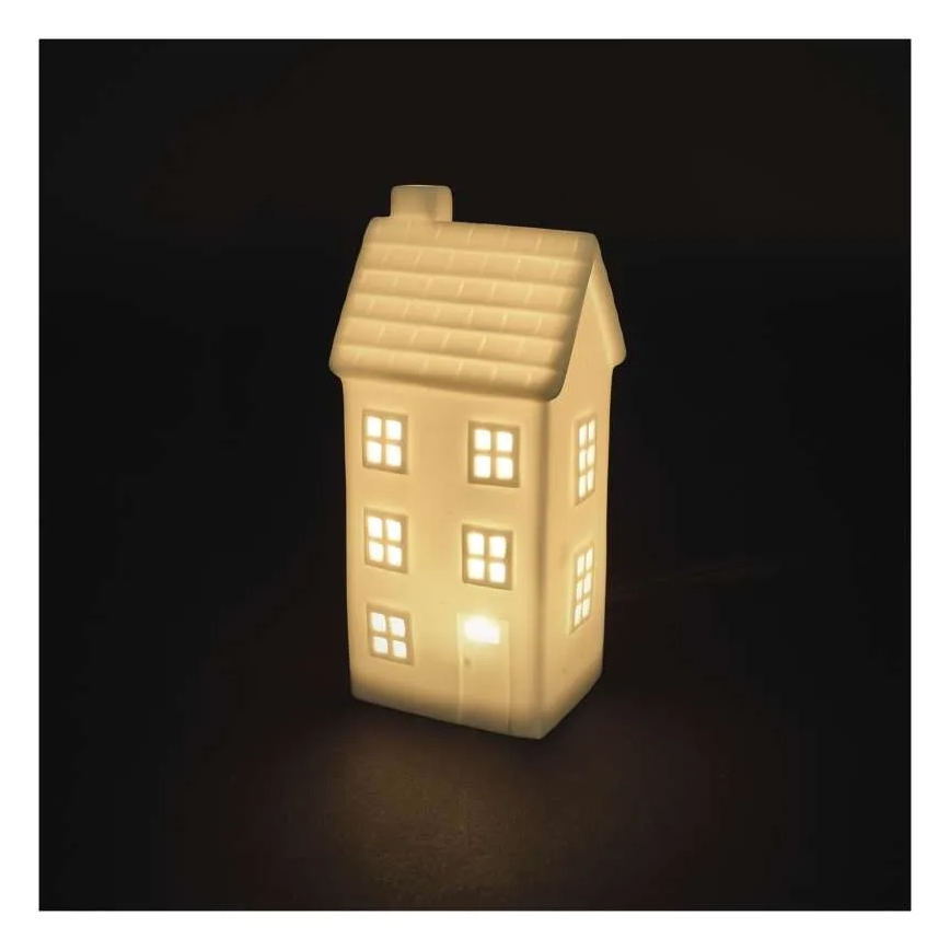 LED Vánoční dekorace LED/CR2032 domek