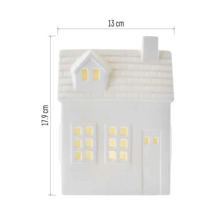 LED Vánoční dekorace LED/CR2032 domek