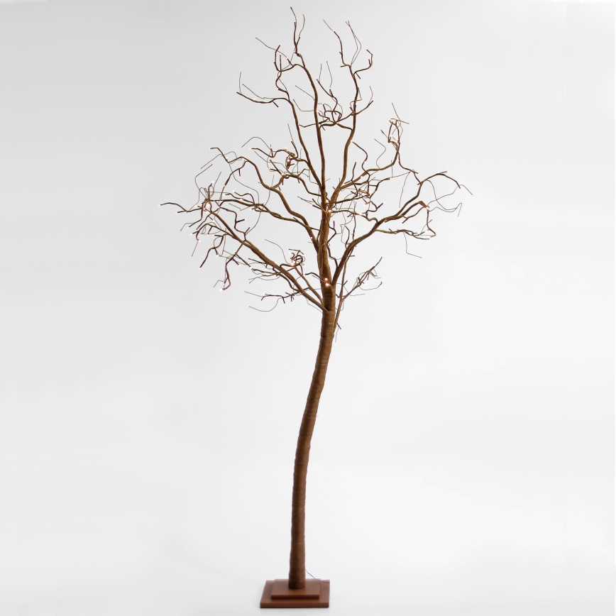 LED Vánoční dekorativní umělý strom TREE 176xLED/230V 2,5 m