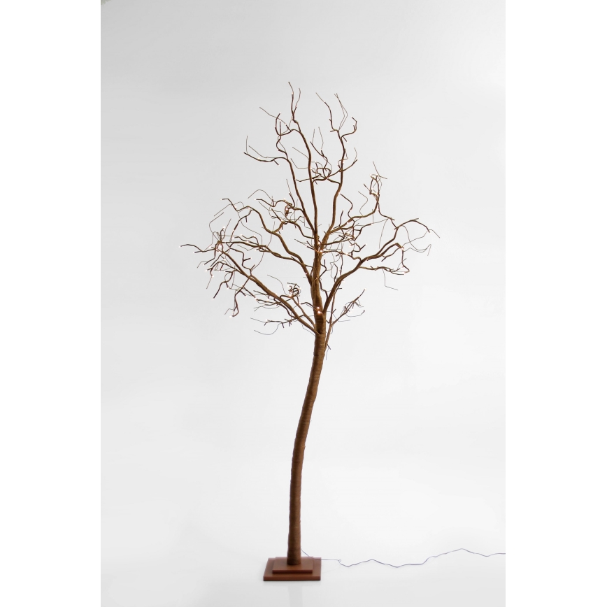LED Vánoční dekorativní umělý strom TREE 176xLED/230V 2,5 m