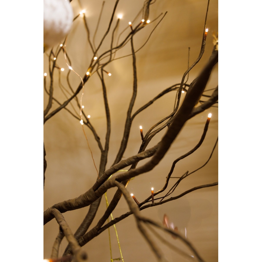 LED Vánoční dekorativní umělý strom TREE 180xLED/230V 1,8 m