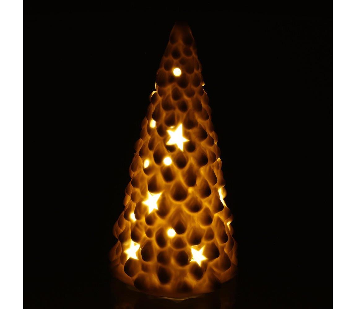 Retlux RXL 426 Vánoční dekorace stromek porcelán, 1LED