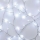 LED Vánoční řetěz 100xLED/3xAA 2,7 m studená bílá