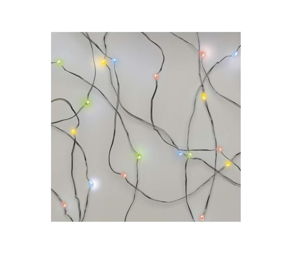  LED Vánoční řetěz 20xLED/2,4m multicolor 
