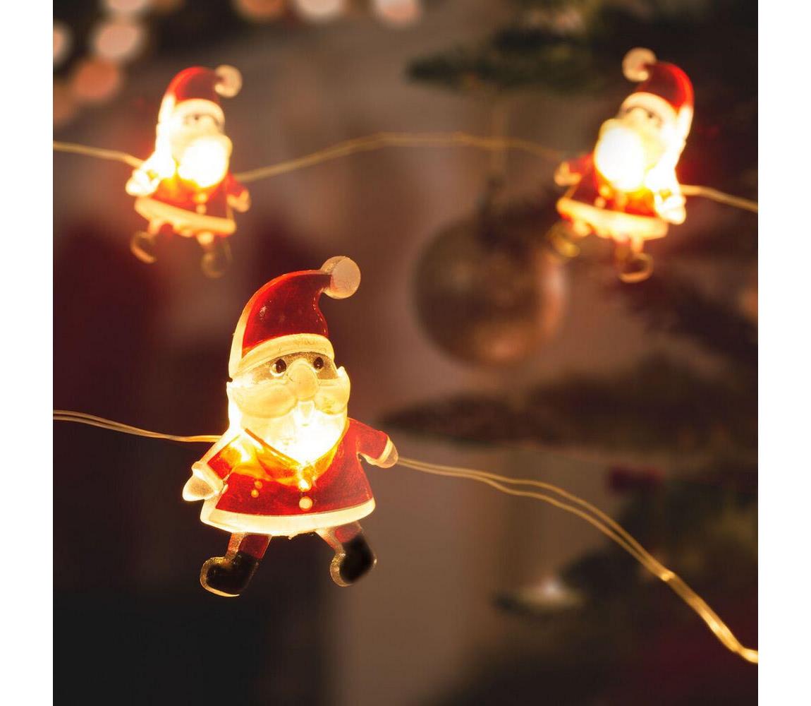 Family LED Vánoční řetěz 20xLED/2xAA 2,2m teplá bílá LC3546