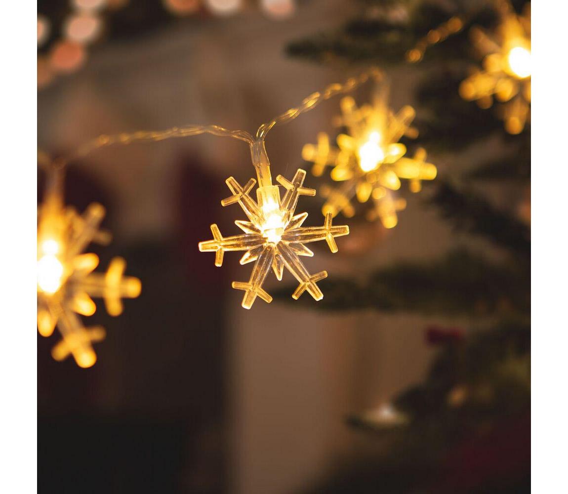 Family LED Vánoční řetěz 20xLED/2xAA 2,3m teplá bílá LC3530