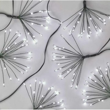 LED Vánoční řetěz 450xLED/11m studená bílá