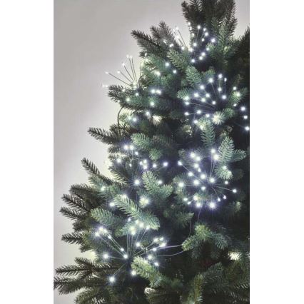 LED Vánoční řetěz 450xLED/11m studená bílá