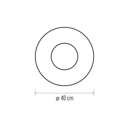 LED Vánoční věnec 20xLED/0,6W/2xAA