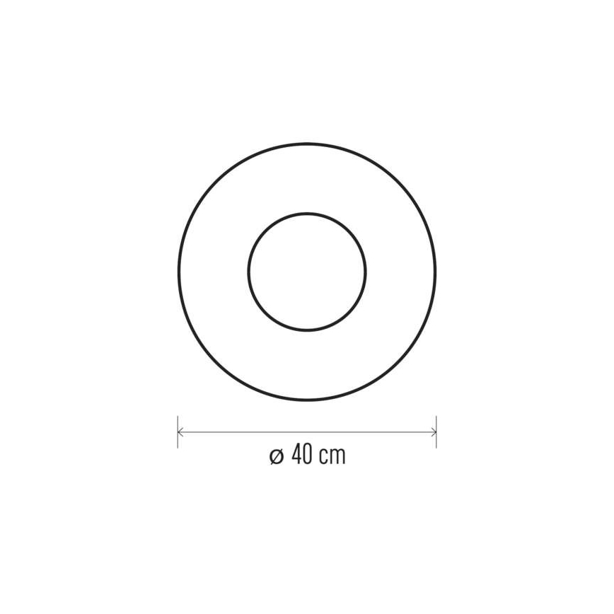LED Vánoční věnec 20xLED/0,6W/2xAA