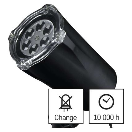 LED Vánoční venkovní projektor LED/3,6W/230V IP44 bílá