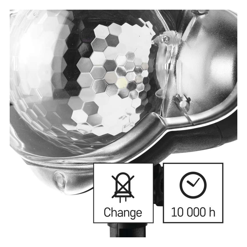LED Vánoční venkovní projektor LED/4W/230V IP44 bílá