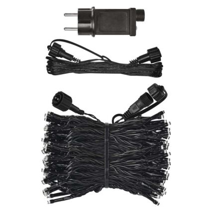 LED Vánoční venkovní řetěz 100xLED/15m IP44 teplá bílá