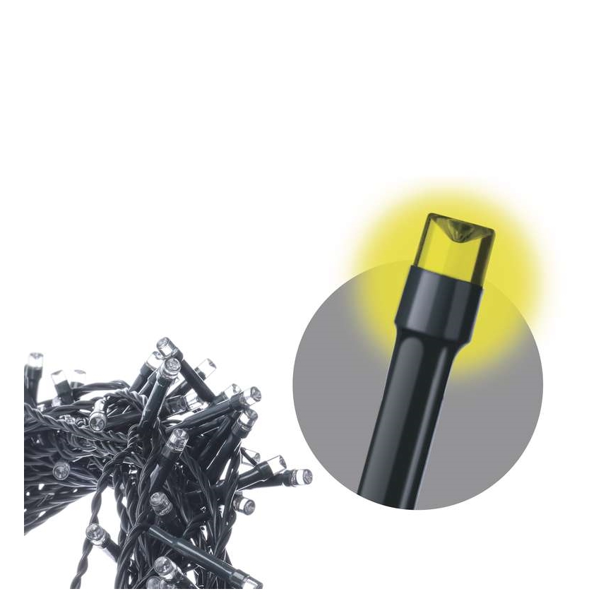 LED Vánoční venkovní řetěz 180xLED/23m IP44 teplá bílá