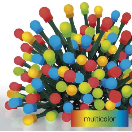 LED Vánoční venkovní řetěz 200xLED/25m IP44 multicolor