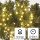 LED Vánoční venkovní řetěz 600xLED/17m IP44 teplá bílá