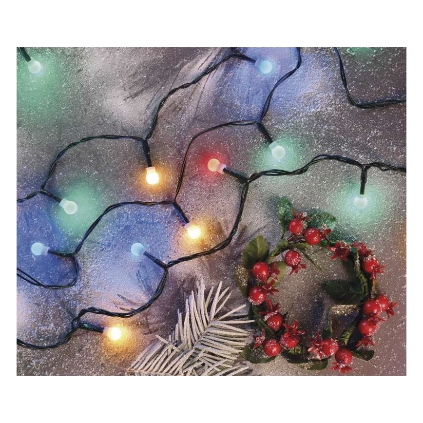 LED Vánoční venkovní řetěz 80xLED/13m IP44 multicolor