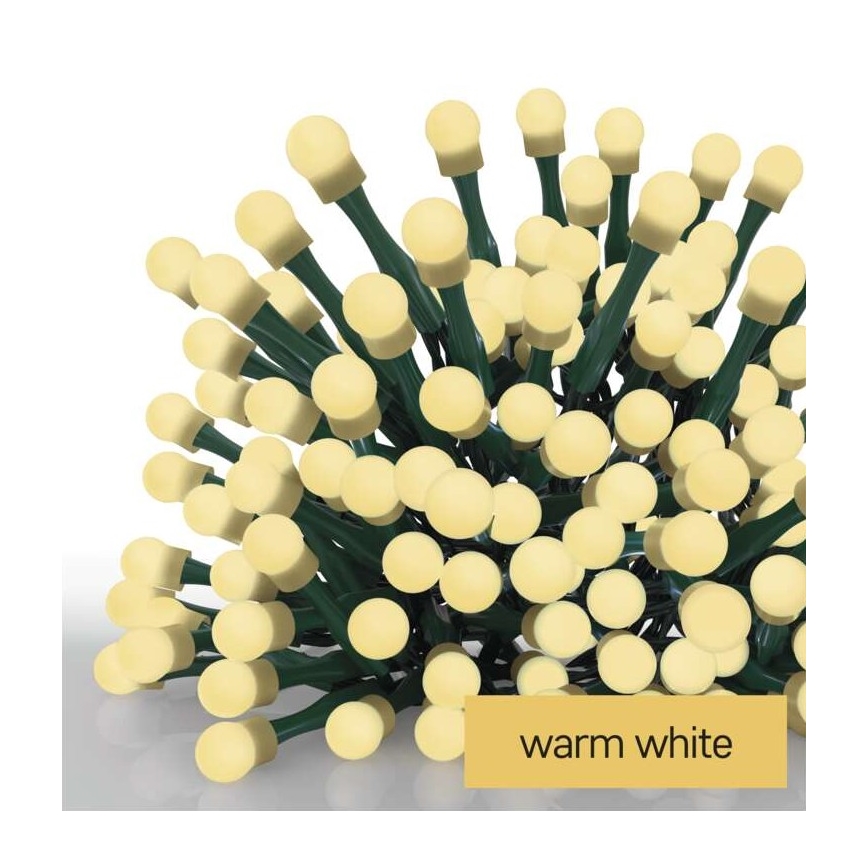 LED Vánoční venkovní řetěz 80xLED/13m IP44 teplá bílá