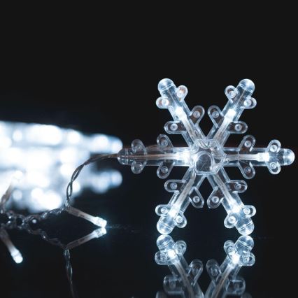 LED Vánoční venkovní závěs 224xLED 3,5x0,75 m IP44 studená bílá
