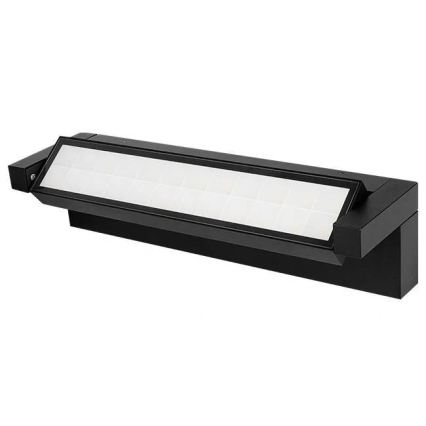 LED Venkovní nástěnné svítidlo se senzorem pohybu a soumraku LED/36W/230V 3000/4000/6500K IP54 černá