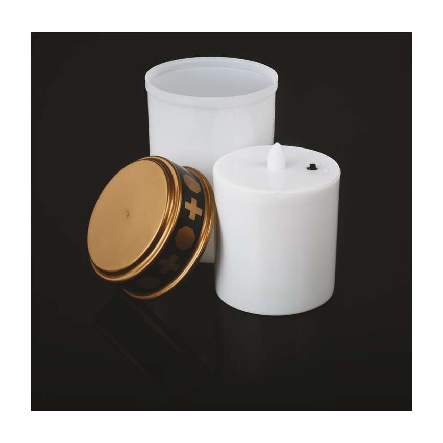 LED Venkovní dekorace LED/2xC IP44 bílá