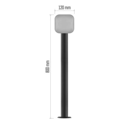 LED Venkovní flexibilní lampa NIKA LED/12,5W/230V IP44 80 cm
