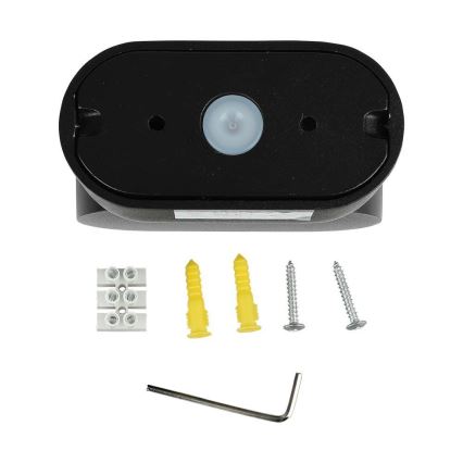 LED Venkovní flexibilní nástěnné svítidlo LED/5W/230V 3000K IP65 černá